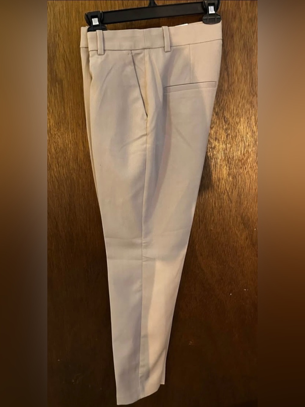 H&M Slim Fit Dress Pants in Light Beige